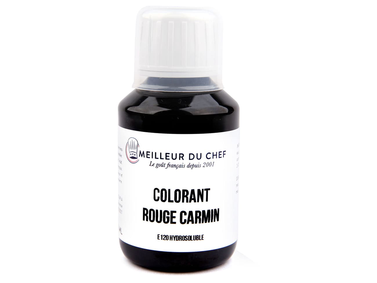 Colorant alimentaire liquide - rouge carmin E120 - 1 litre - Meilleur du Chef