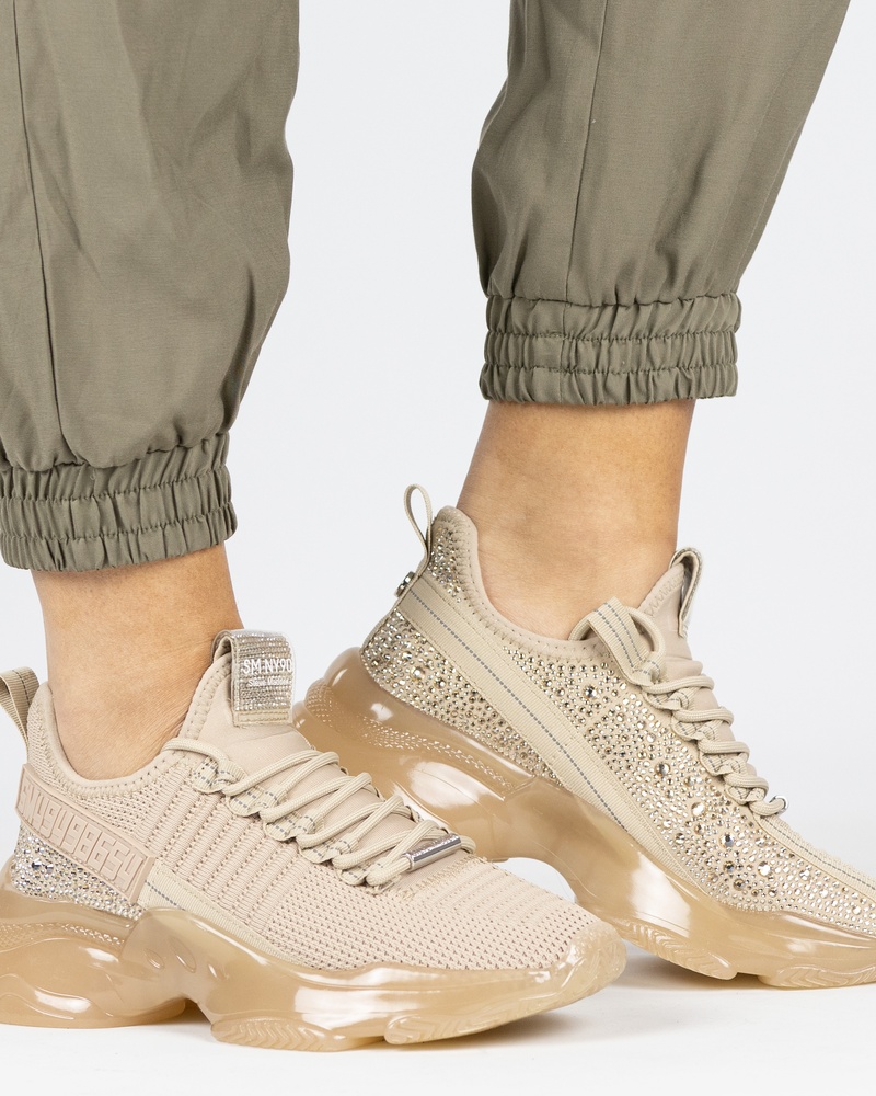 Steve Madden Maxilla Dad Sneakers  - beige