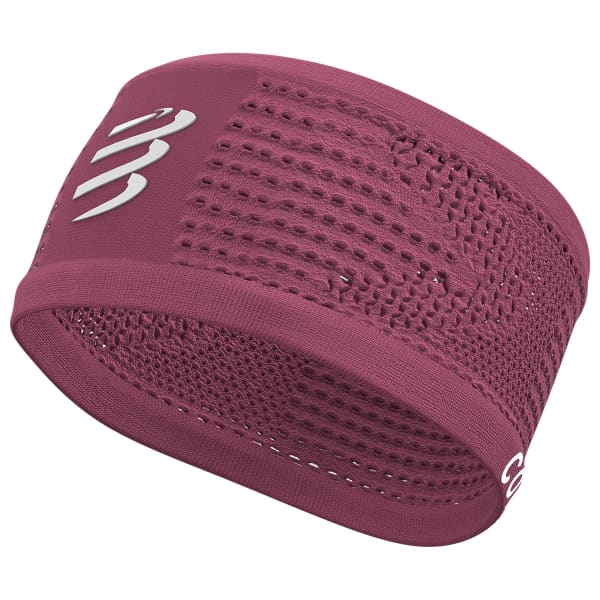 Bandeau running COMPRESSPORT HEADBAND ON/OFF DECO ROSE