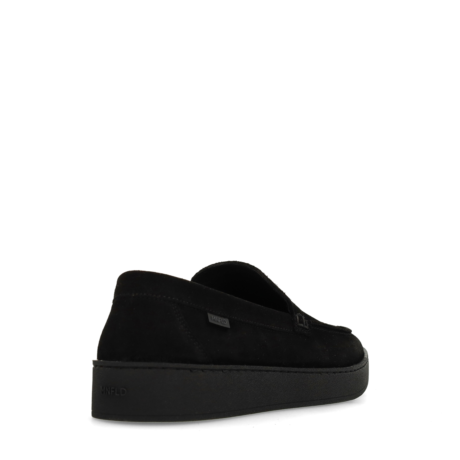 Zwarte suède loafers