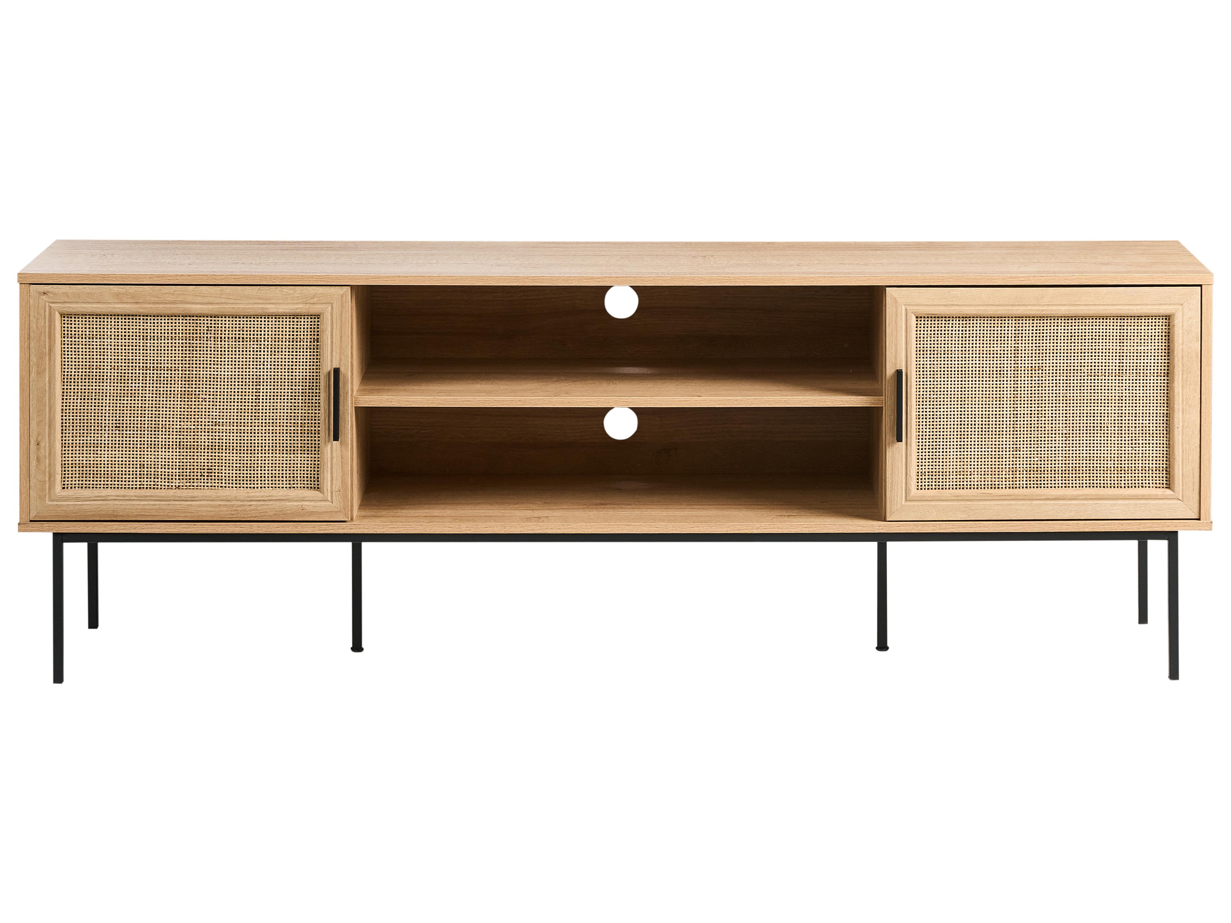 TV-meubel PASCO Rotan Lichtbruin