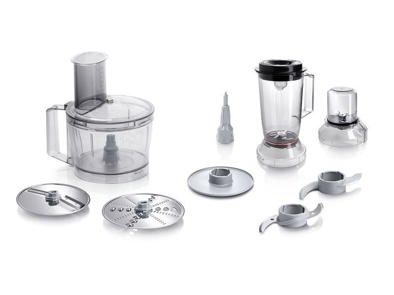 Bosch Küchenmaschine MultiTalent 3 MCM3501M Edelstahl/Schwa Der kompakte und vielseitige Küchenassistent