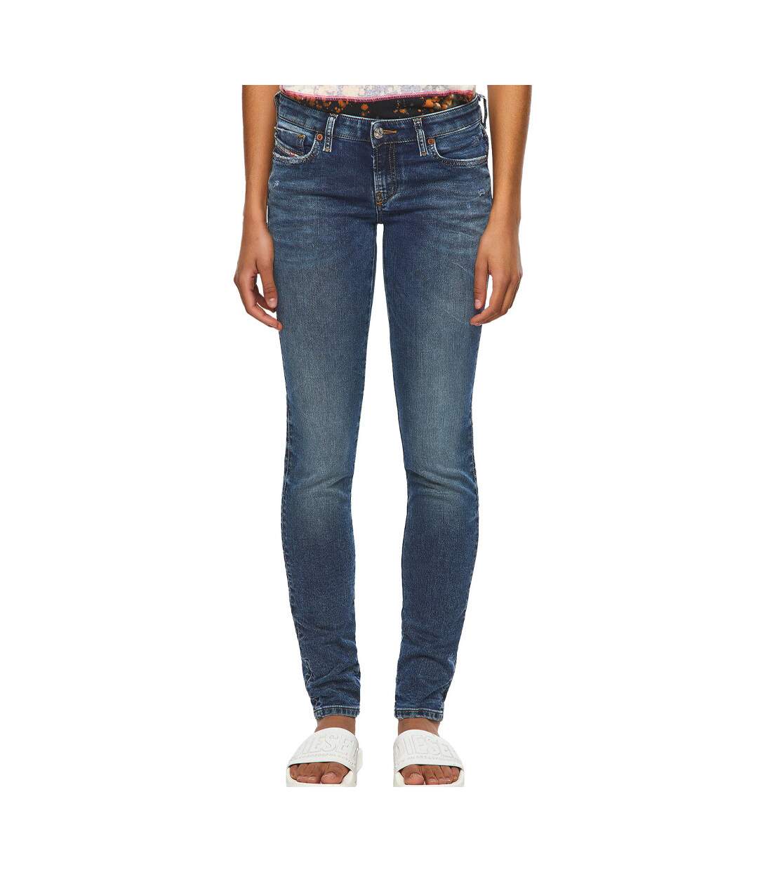 Jean Slim Bleu Femme Diesel Gracey