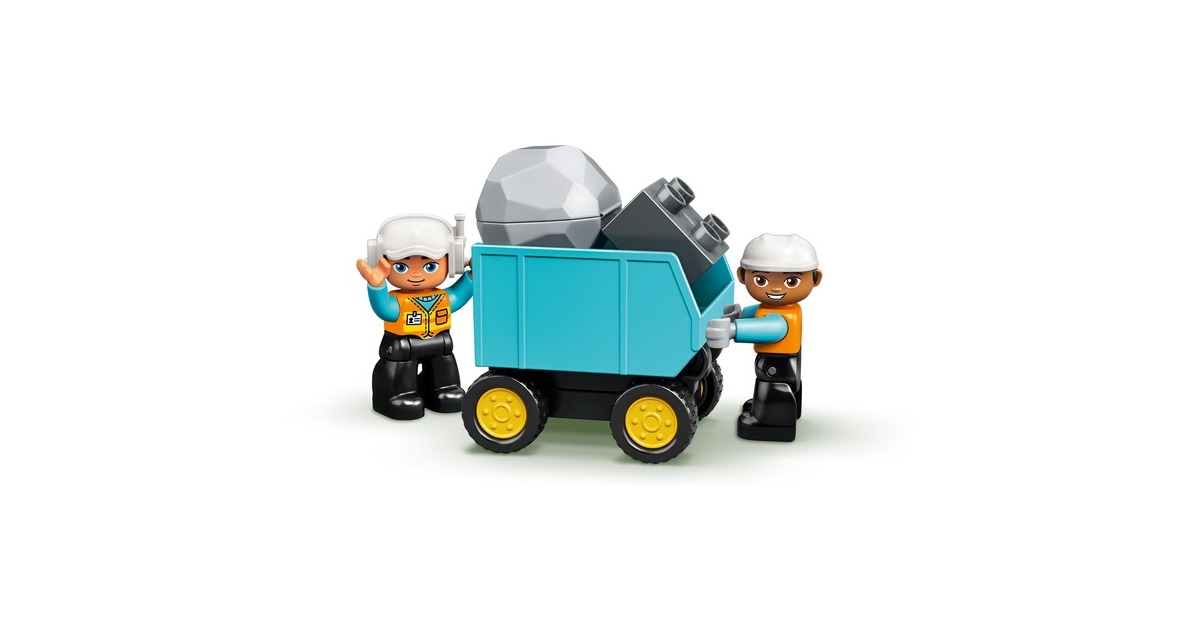 LEGODUPLO - Truck & Graafmachine met rupsbanden Constructiespeelgoed  (10931)