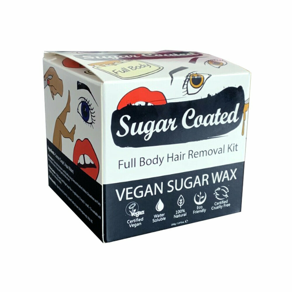 Sugar Coated Vegan Suikerwax Full Body Kit250 gr