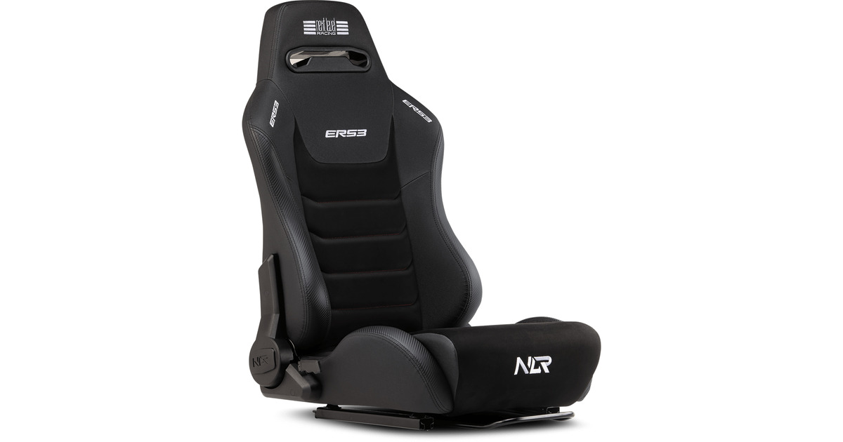 Next Level RacingERS3 Elite Reclining Seat - PU leder & suède edition gamestoel  (Zwart)