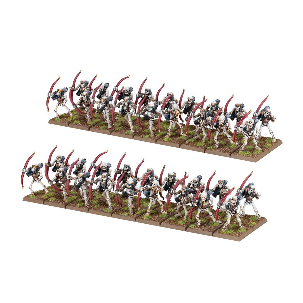 Warhammer - The Old World : Roi des Tombes de Khemri - Guerriers / Archers Squelettes