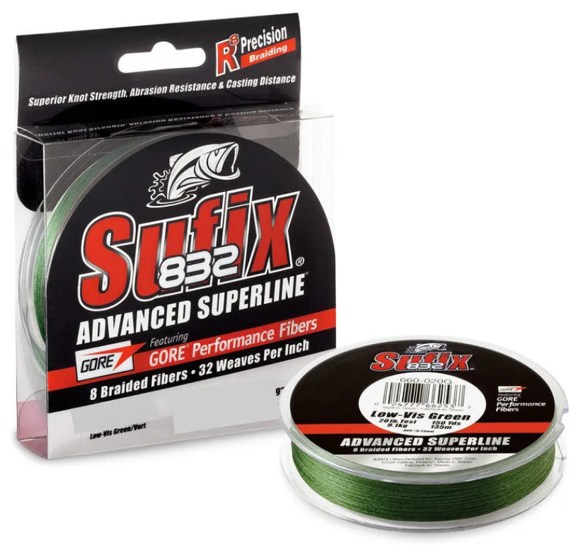 Sufix 832 Braid Lo-Vis Green 0,28mm