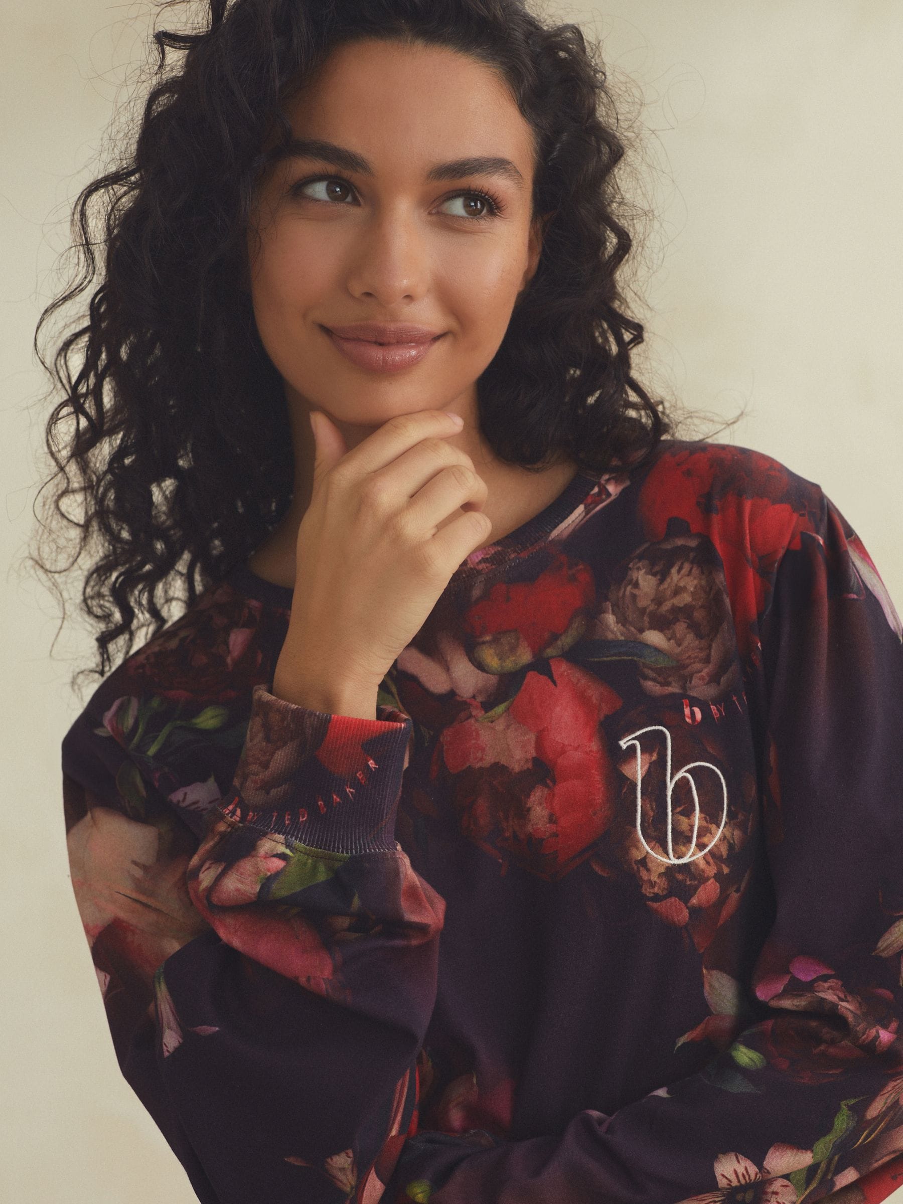 Bordeauxrood - B by Ted Baker 100% Cotton Interlock Pyjamas