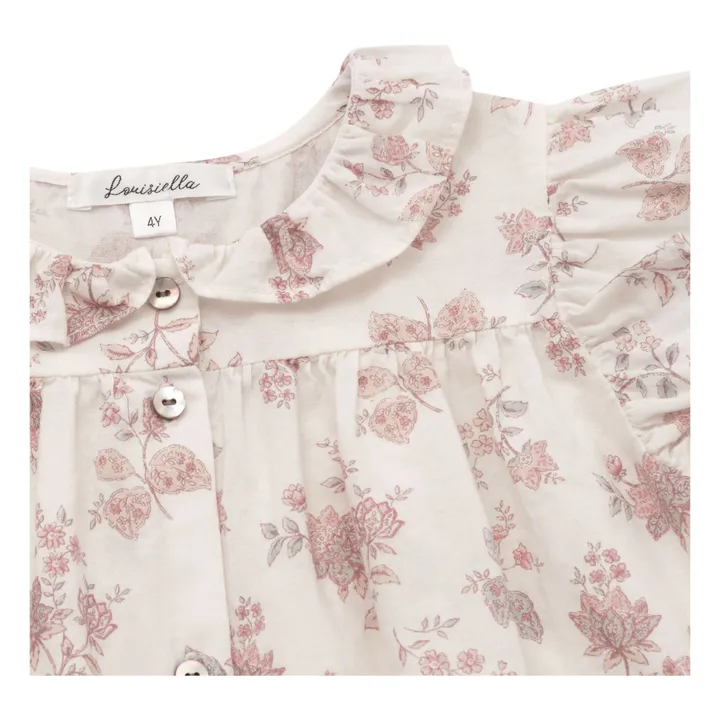 Louisiella Blouse Poenia Fleurie | Vieux Rose