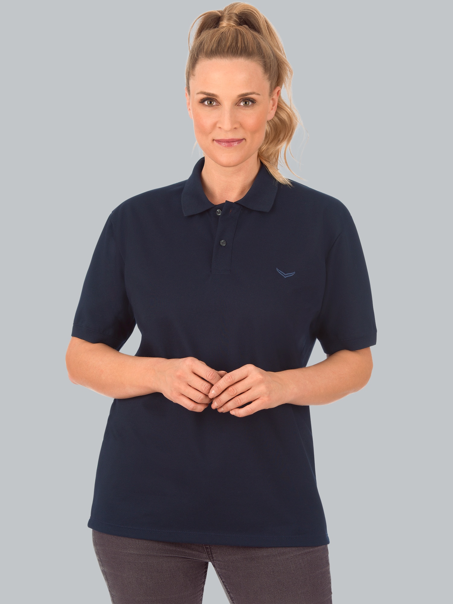 Poloshirt DELUXE Piqué Navy
