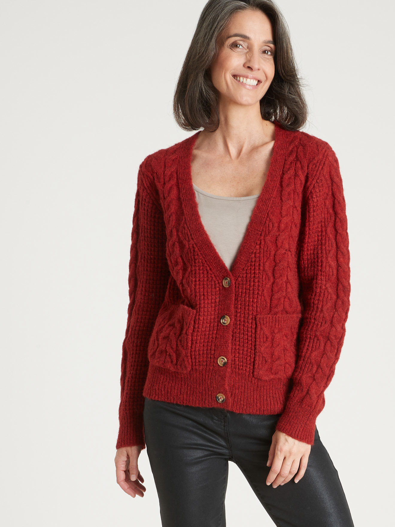 GIlet torsadé