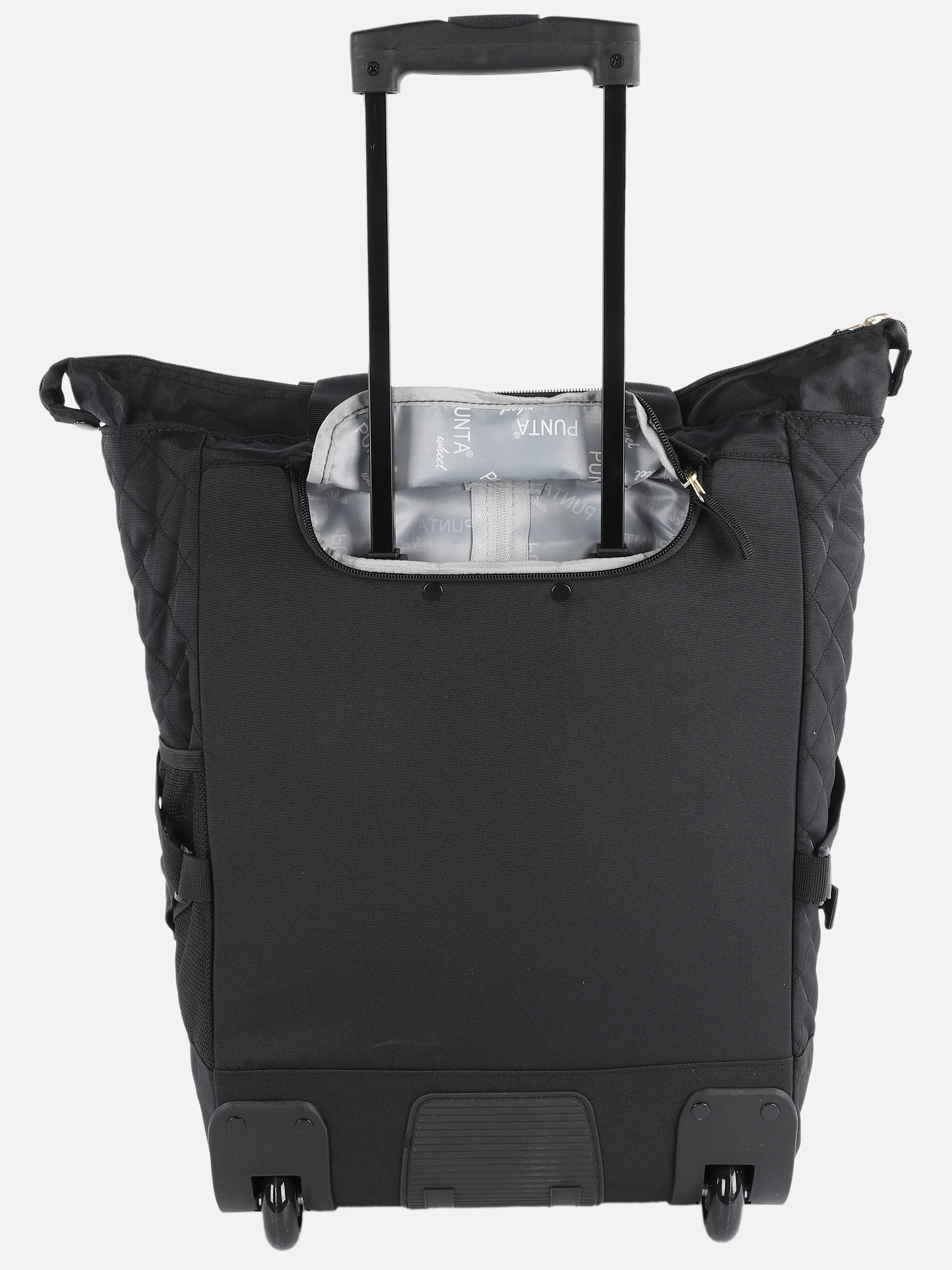 Tasche zum Rollen mit vielen Details