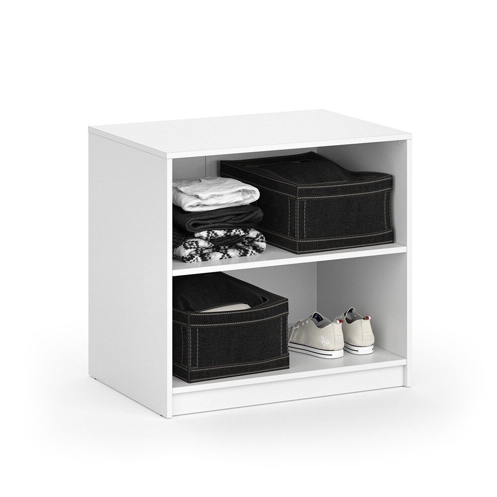 Vicco Kommode Visit Kleiderschrank Sideboard Regal Umkleide zweigeteilt Weiß
