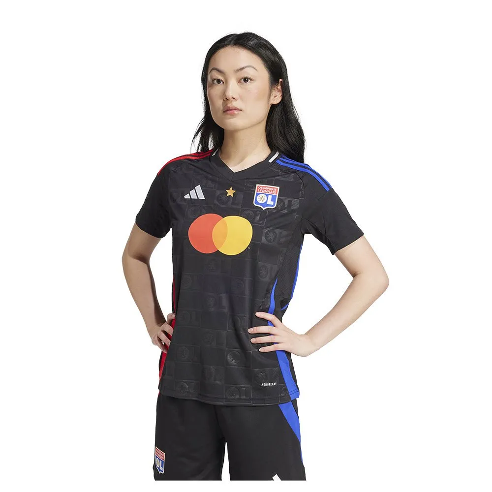 adidas Olympique Lyon 24/25 Weg Damen T-Shirt mit kurzen Ärmeln