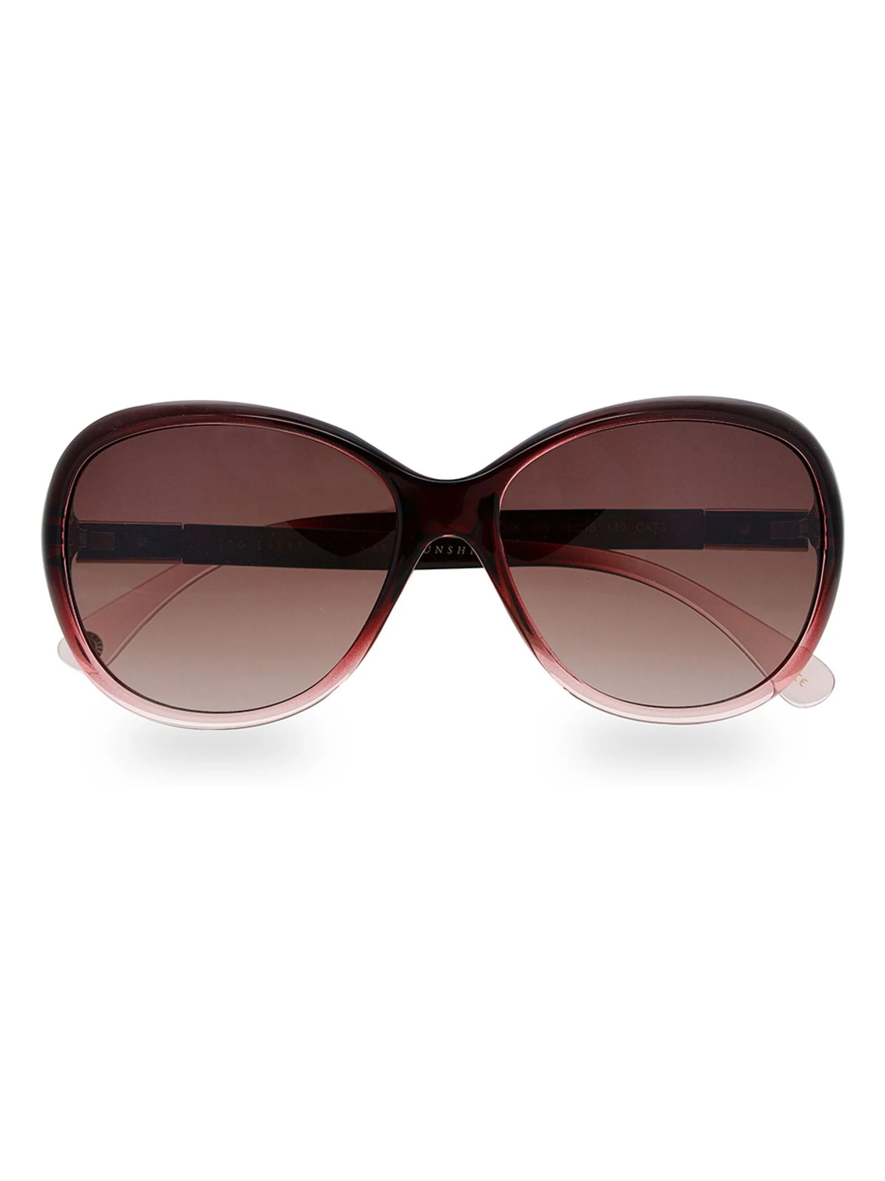 Wijnrood met kleurverloop - Ted Baker Blair Fade Sunglasses