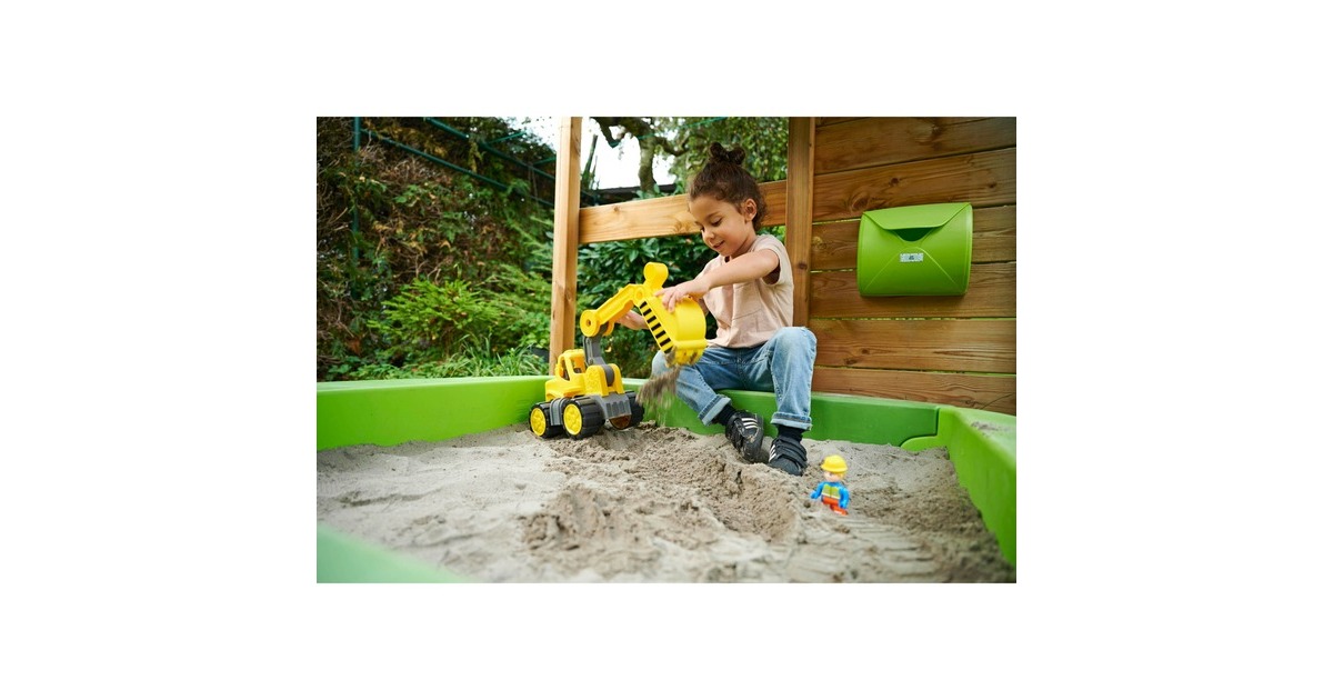 SimbaPower Worker - Graafmachine met figuur Speelgoedvoertuig