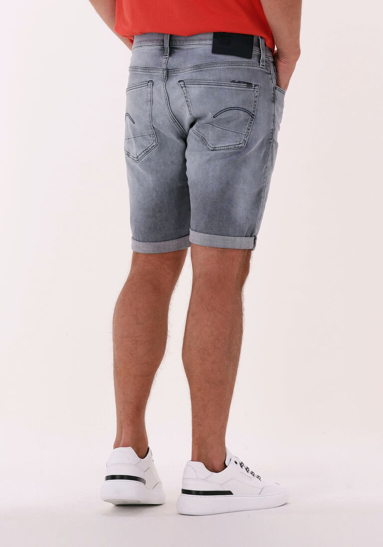 G-STAR RAW grijze g-star raw korte broek 3301 slim short