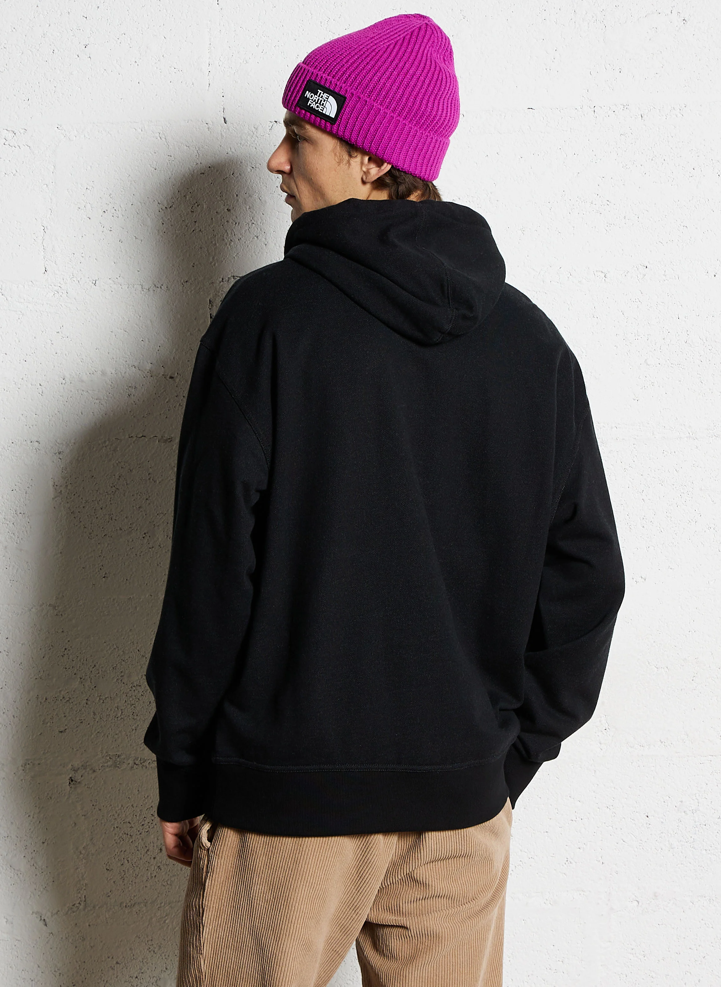 CLANCY - Sweat ample à capuche en coton | Noir
