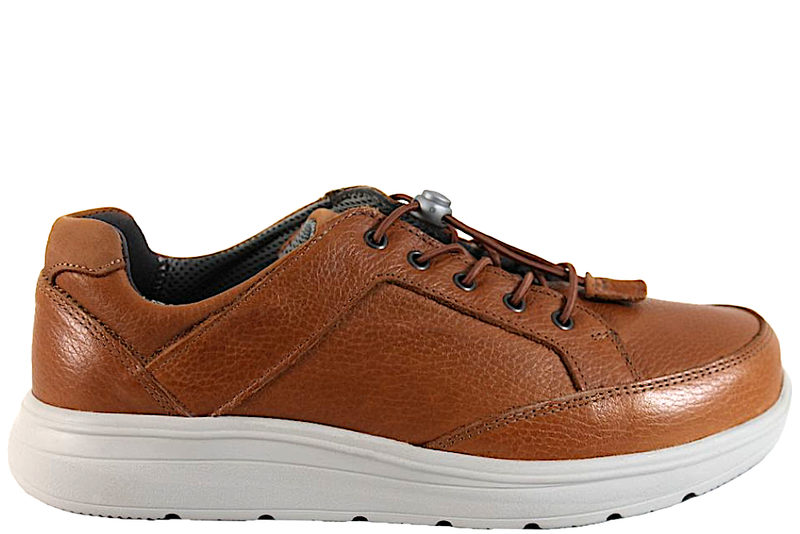 NEW FEET HERRESKO I BRUNT SKIND MED LETLUK