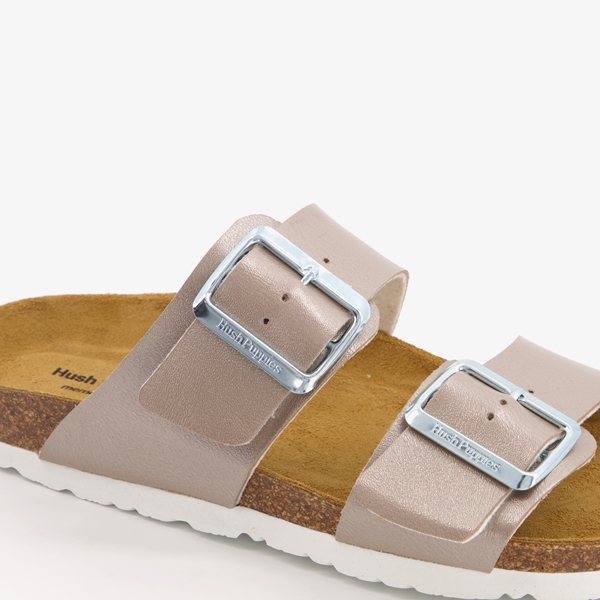 Hush Puppies dames bio slippers taupe