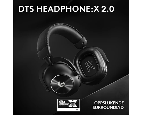 Logitech PRO X 2 LIGHTSPEED Wireless Gaming Headset - Black