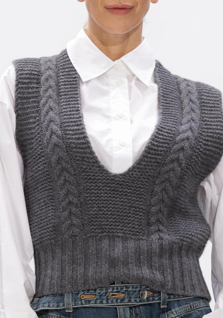 donkergrijze lisa yang spencer sallie vest