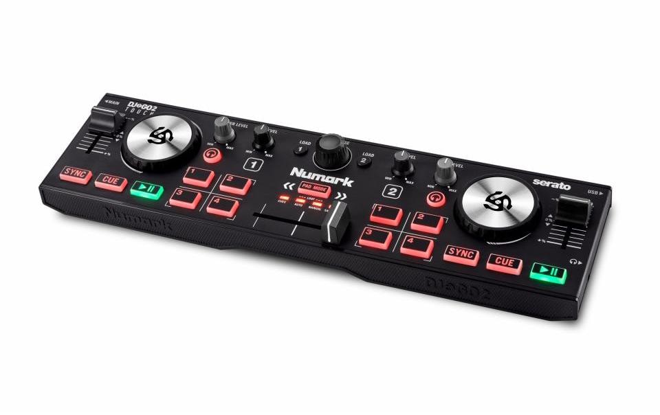 DJ-Controller DJ2GO2 TouchDJ-Controller im Taschenformat mit Touch-kapazitiven Jogwheels