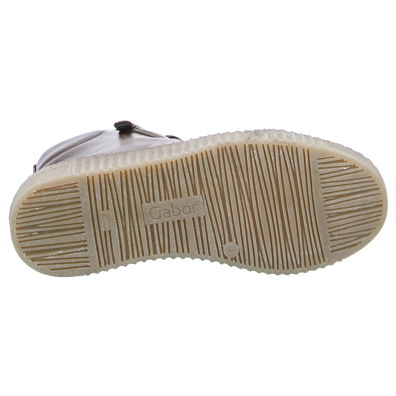 GABOR Mid Cut Sneaker Braun Leder