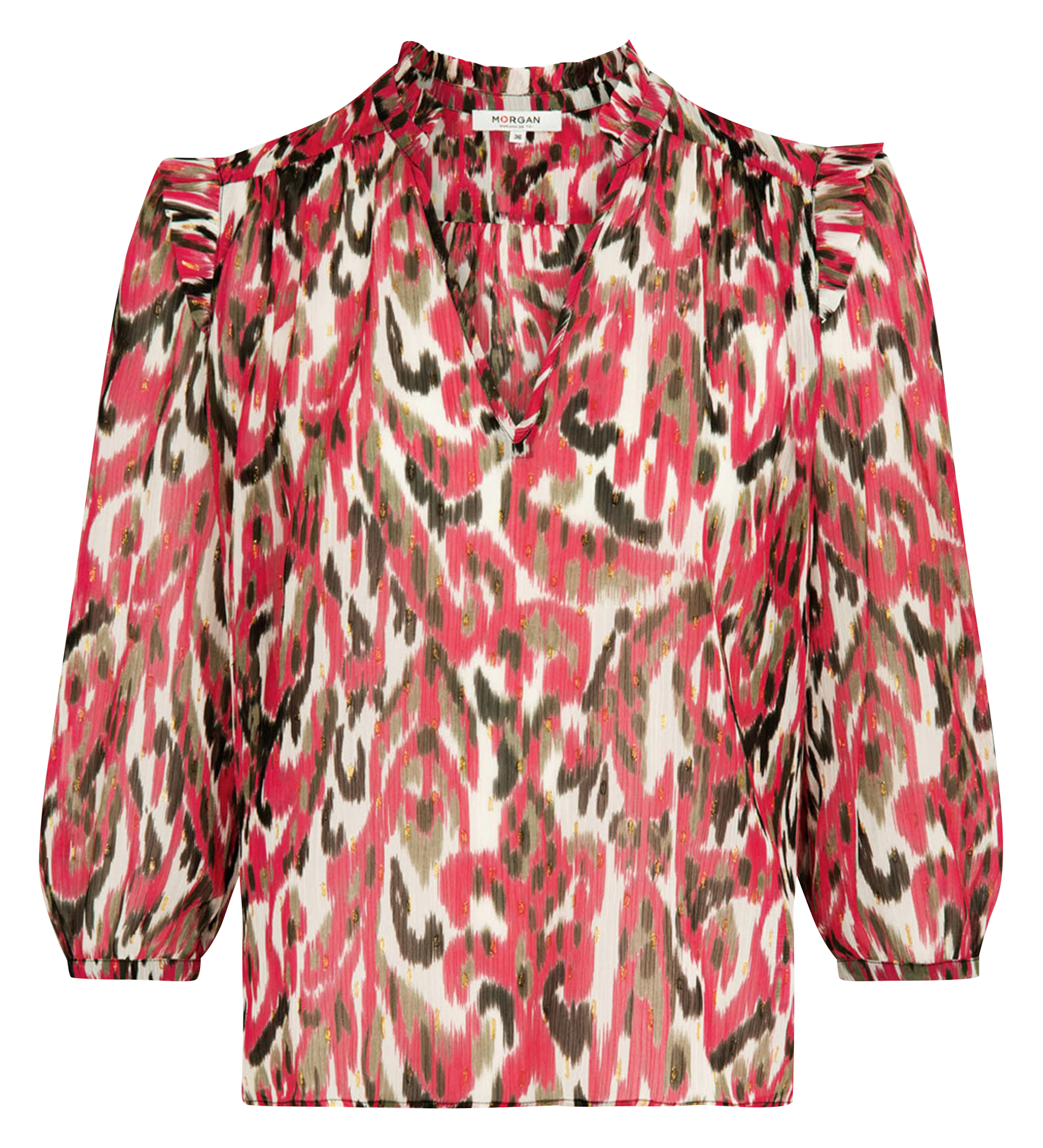 OTINA.F - Blouse manches 3/4 imprimée| Multicolore
