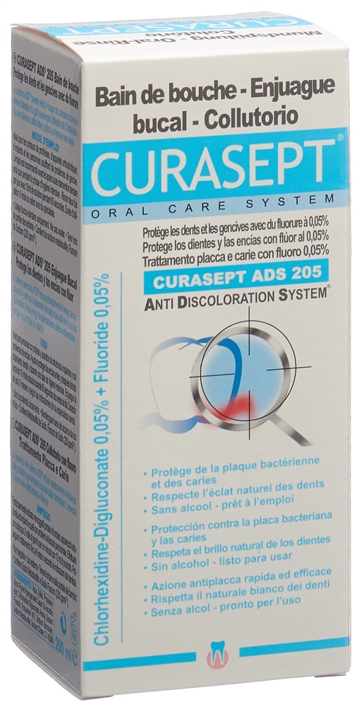 CURASEPT ADS 205 Mouthwash 0.05 % Fl 200 ml