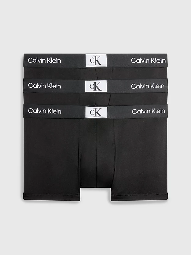 Pacote com 3 Cuecas Boxer de Cintura Baixa - CK96