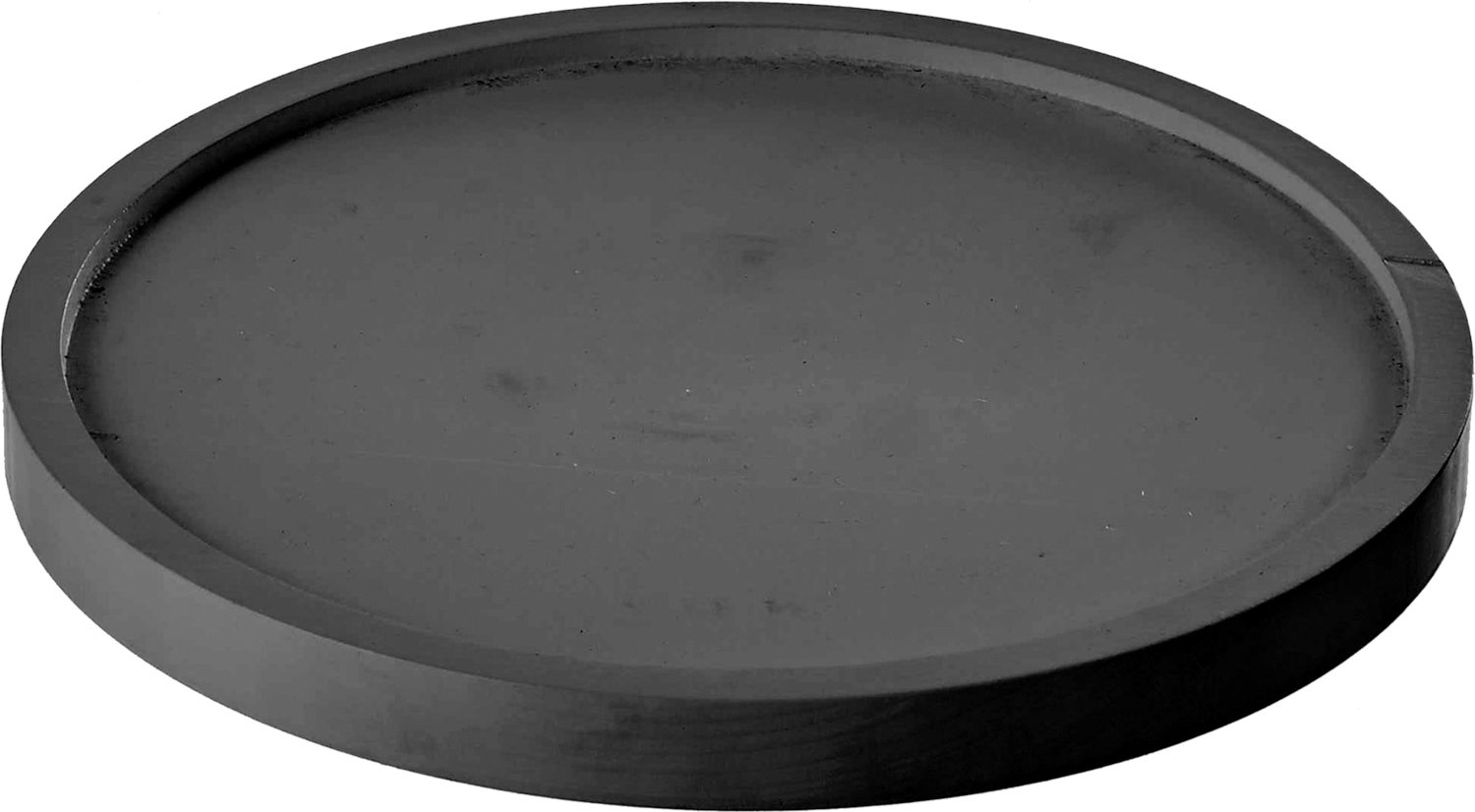 Mica Decorations decoratieschaal voor stolp Hella zwart D 17,5 H 2 cm