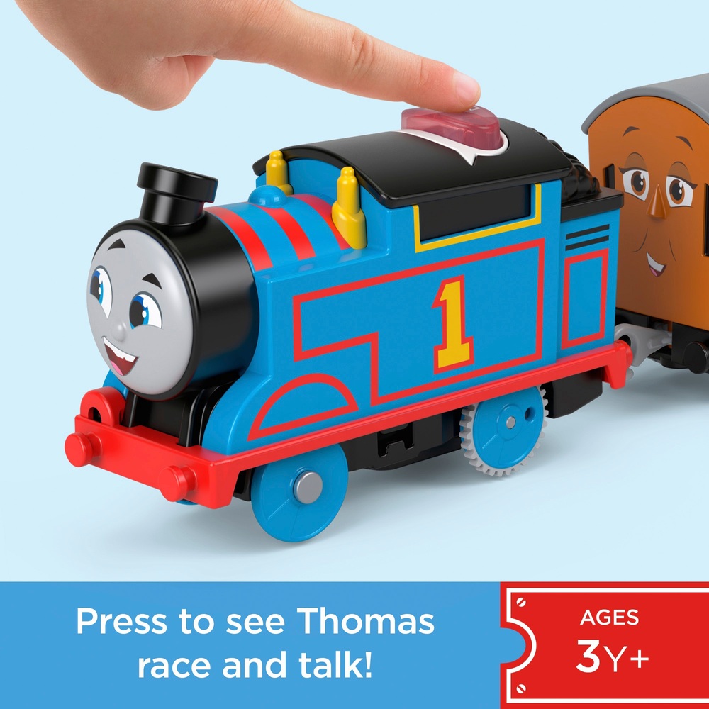 Thomas & seine Freunde: Sprechende Thomas-Motorlokomotive mit Annie und Clarabel