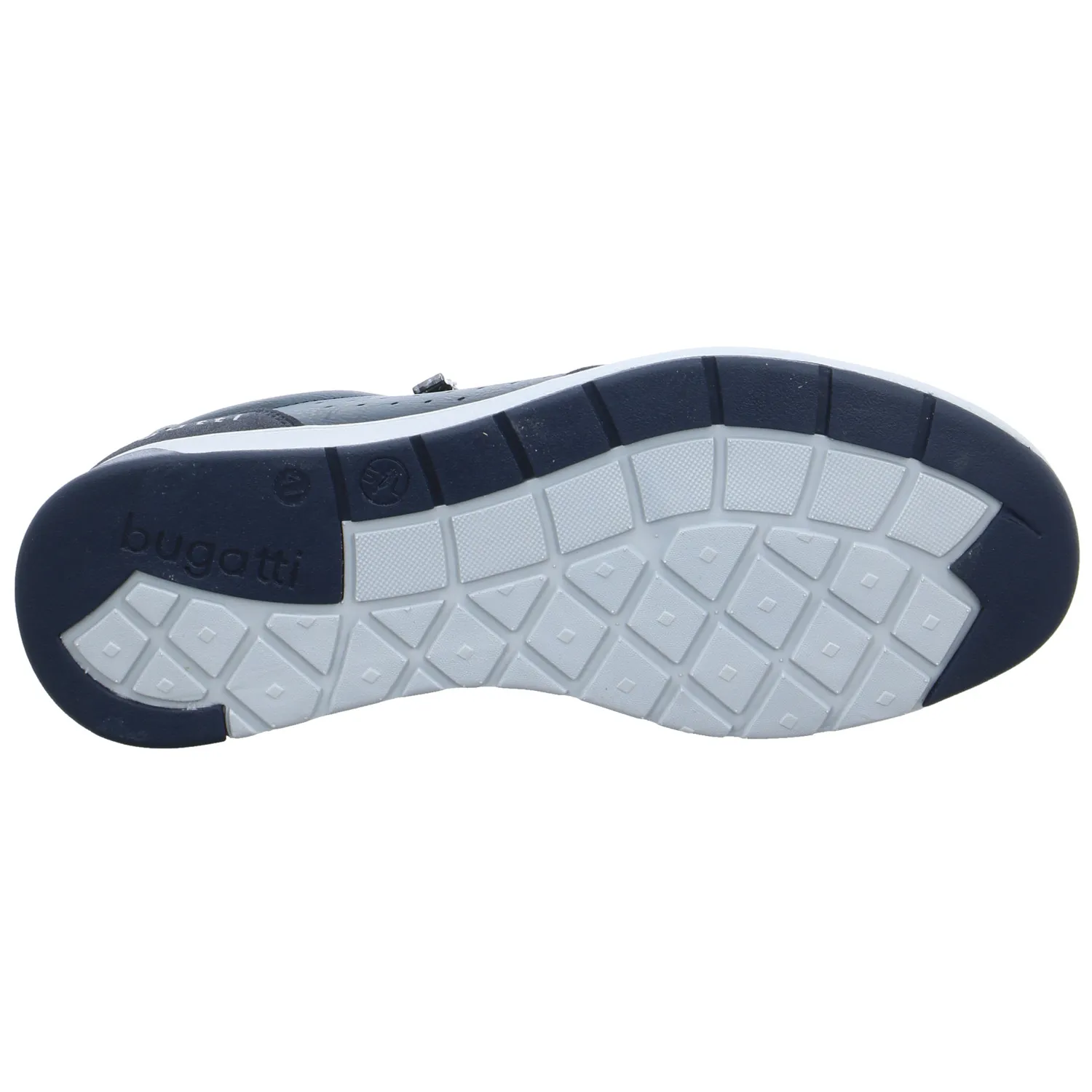 BUGATTI SHOES Halbschuhe Sneaker Blau Lederimitat