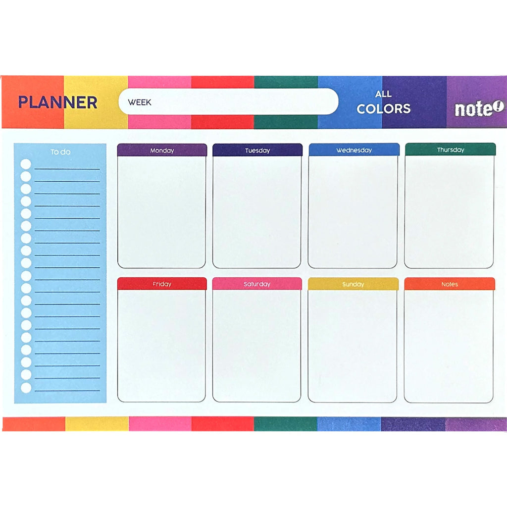 Planner 52 Semanas com Iman All Colours Note!