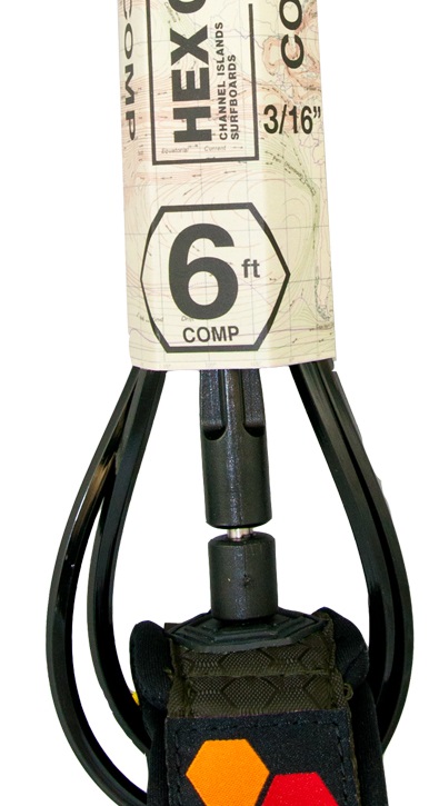 Channel Islands CI Comp Leash 6' - 3/16