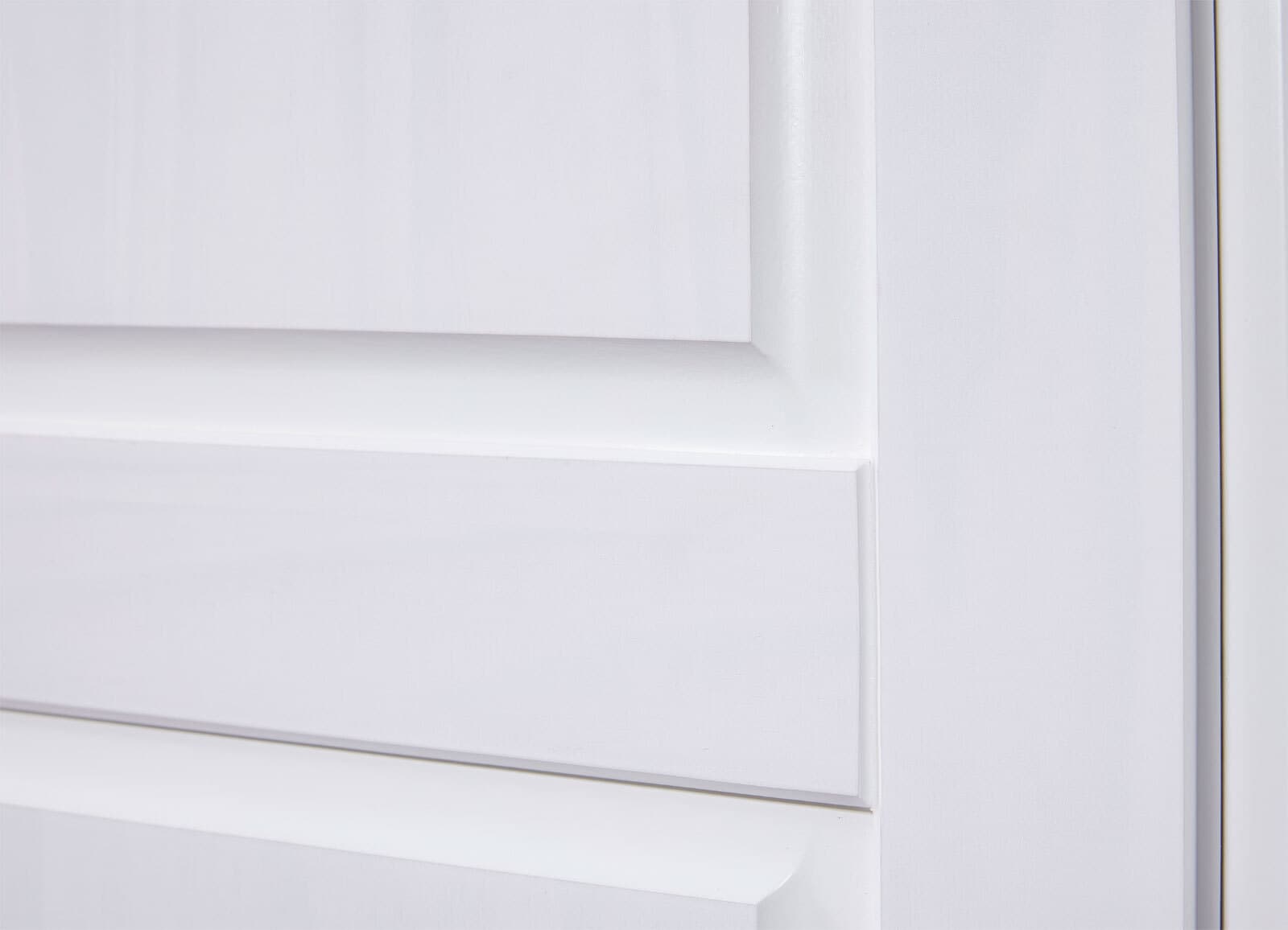 Drehtürenschrank LEONARD 95 x 190 cm weiß