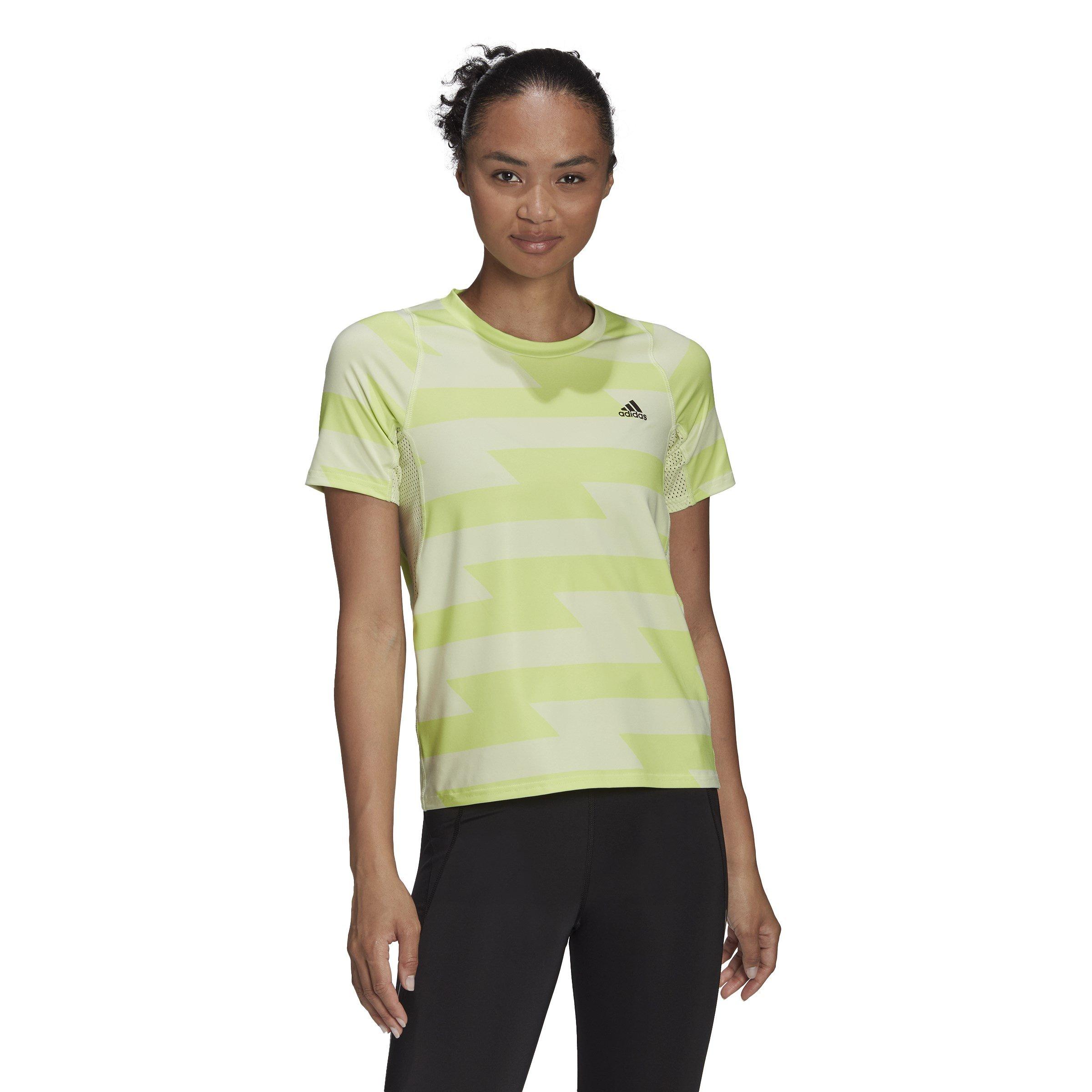 adidas Fast Allover Print T Shirt Womens