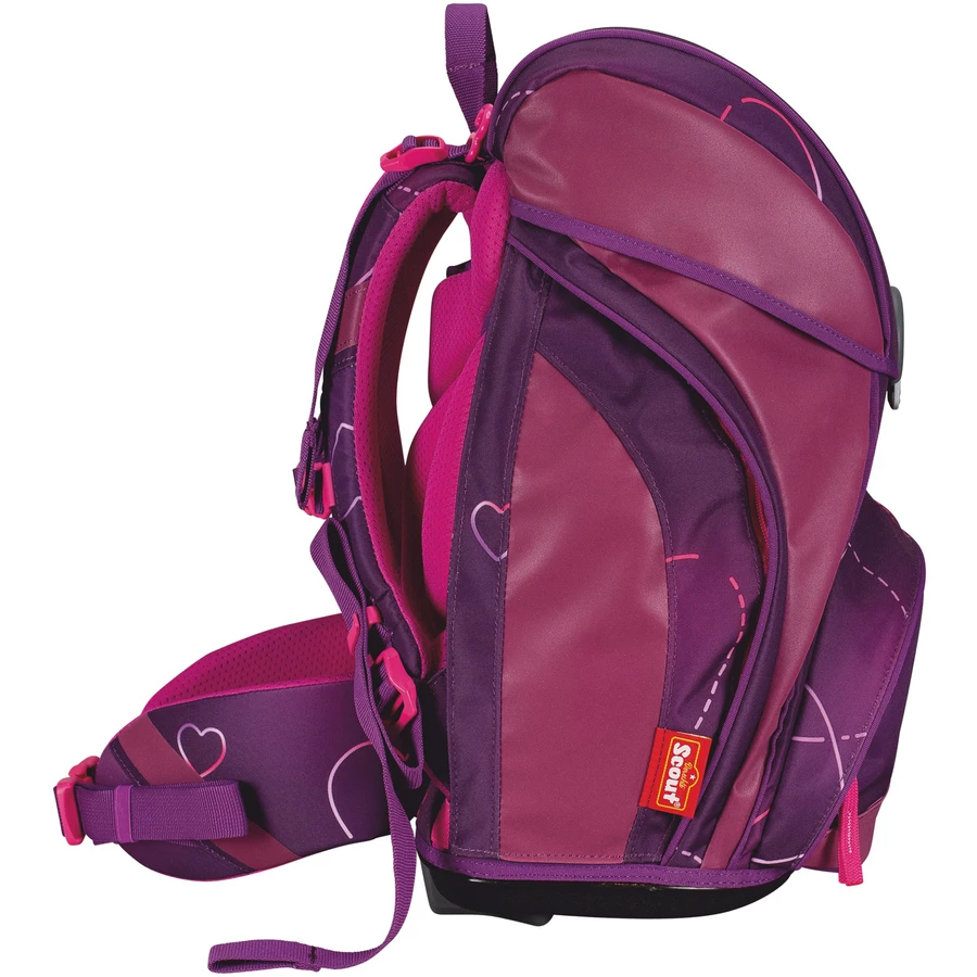 Scout Alpha Exklusiv Superflash - Schulranzen Set 4tlg. Lovely