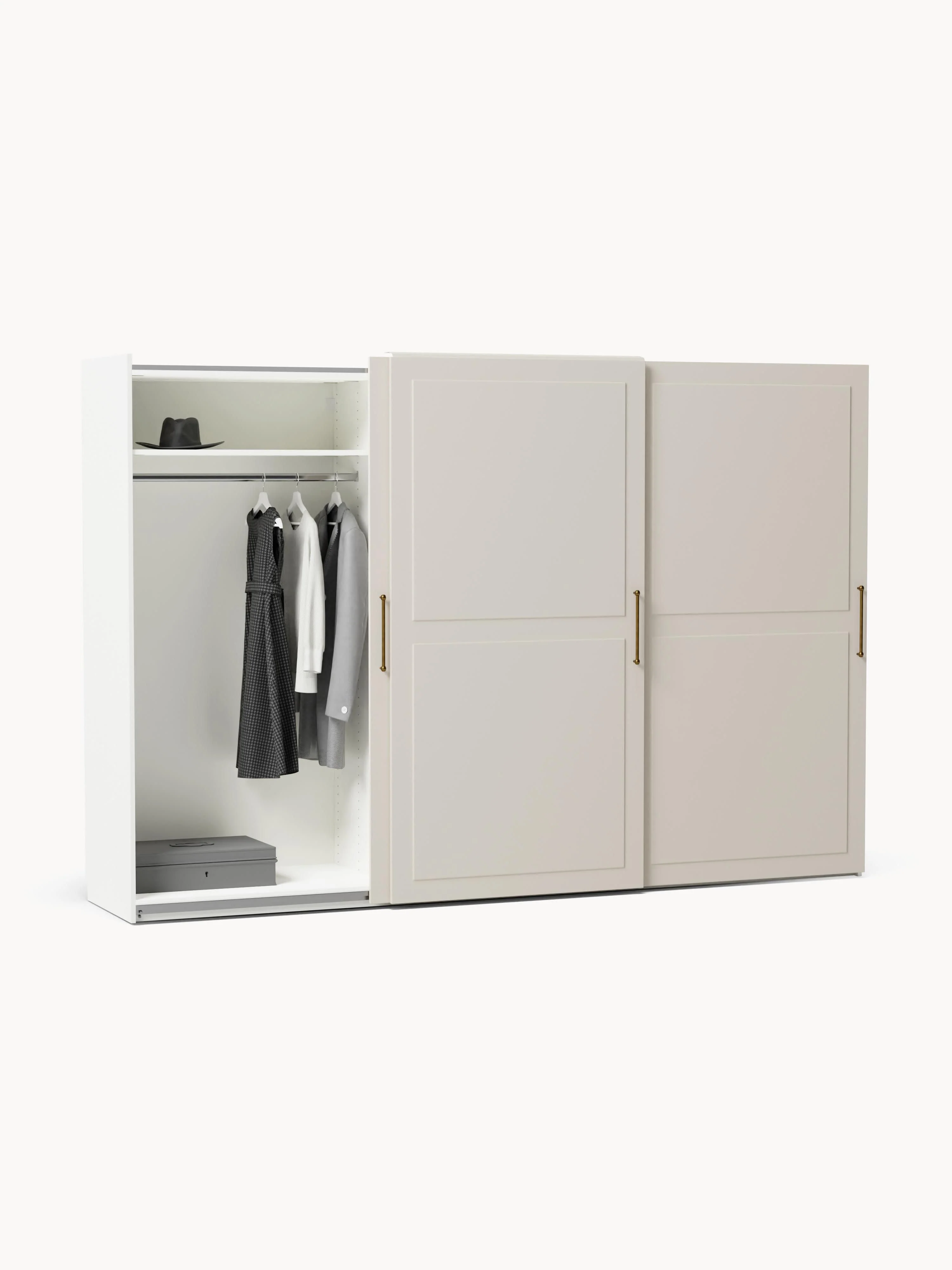 Modulaire schuifdeurkast Charlotte, 300 cm breed, diverse varianten