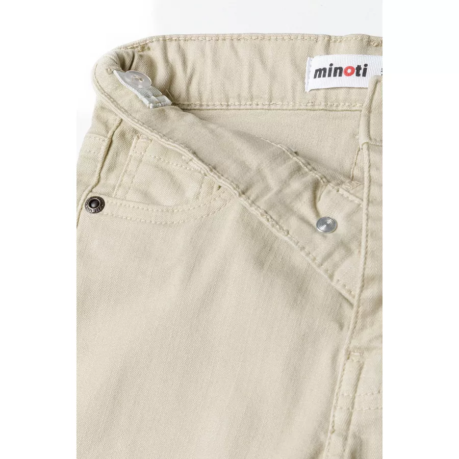 MINOTI Twillhose Steingrau