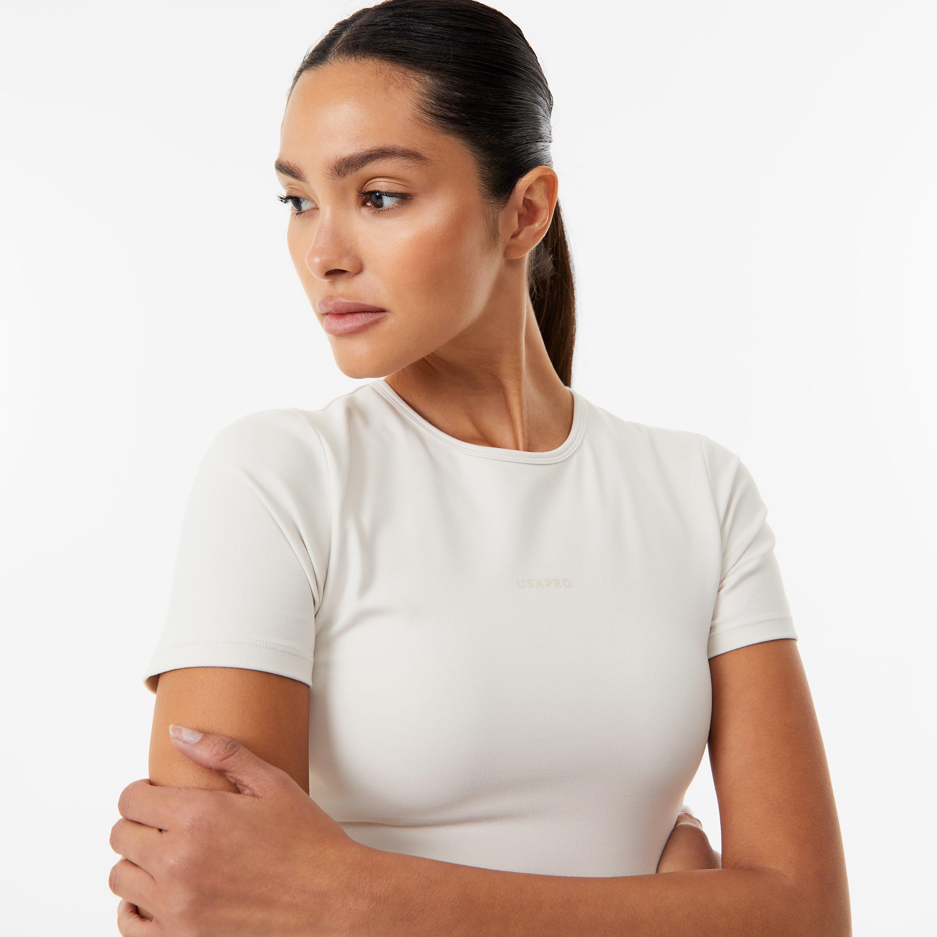 USA Pro x Sophie Habboo Short Sleeve Crop Tee