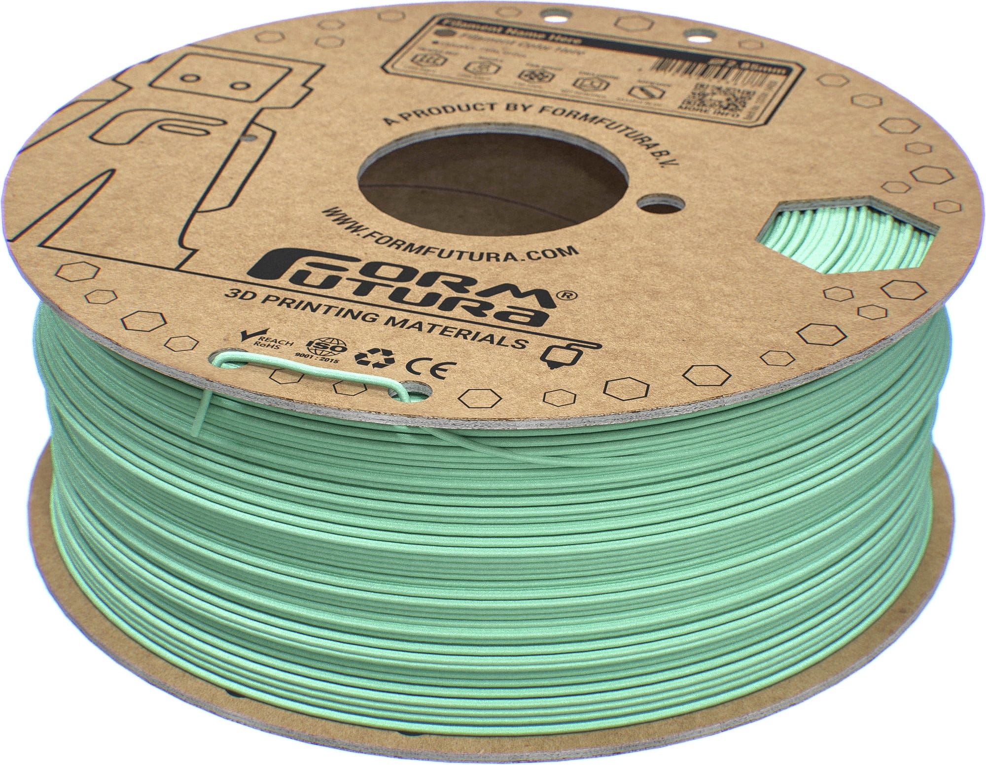 FormFutura  EasyFil™ ePLA Matt Mint Green, 1,75 mm / 1000 g    Benutzerfreundliches PLA Filament