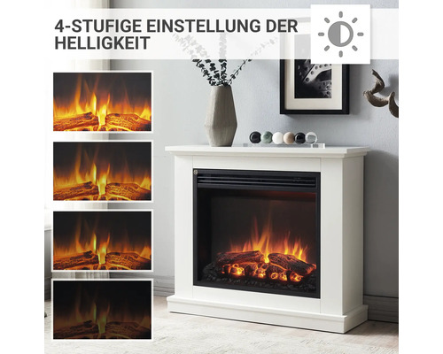 Elektrische haard Balderia Phanos wit 2000 watt