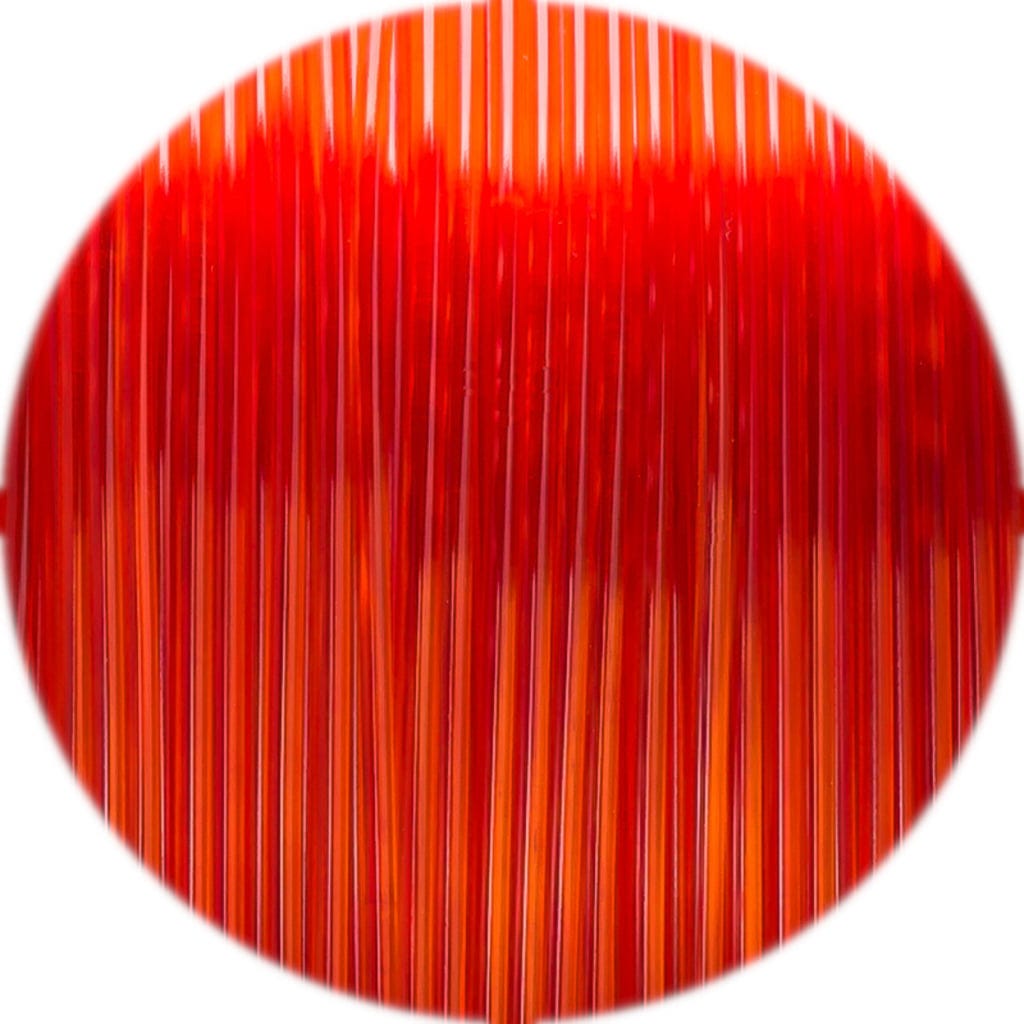 Fiberlogy  PCTG Orange Transparent, 1,75 mm / 750 g    Schlagzähige PET-G-Alternative mit hoher optischer Klarheit