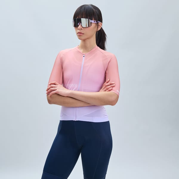 Maillot vélo POC W'S PRISTINE PRINT JERSEY GRADIENT PURPLE QUARTZ