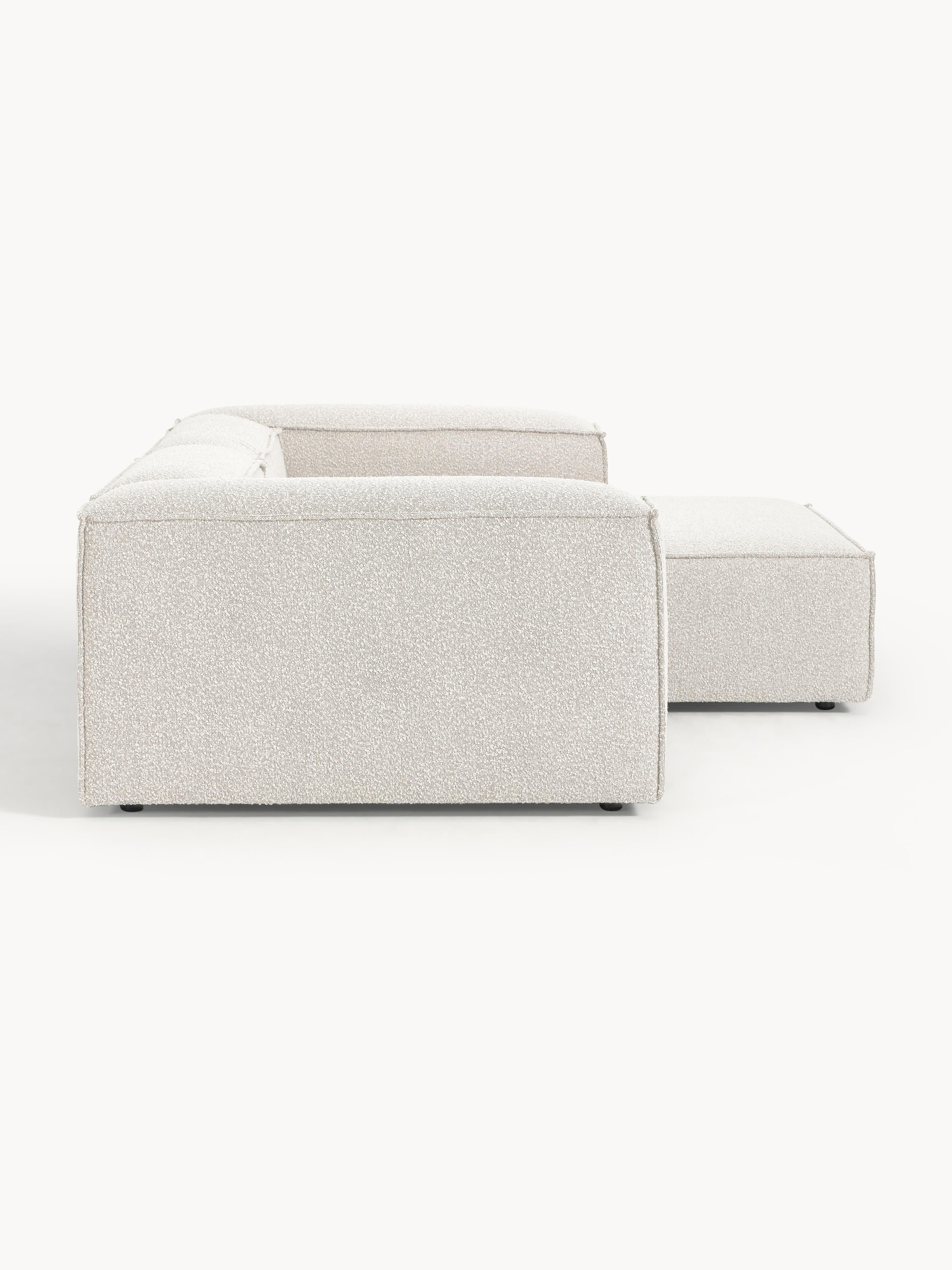 Bouclé modulaire hoekbank Lennon (2-zits)