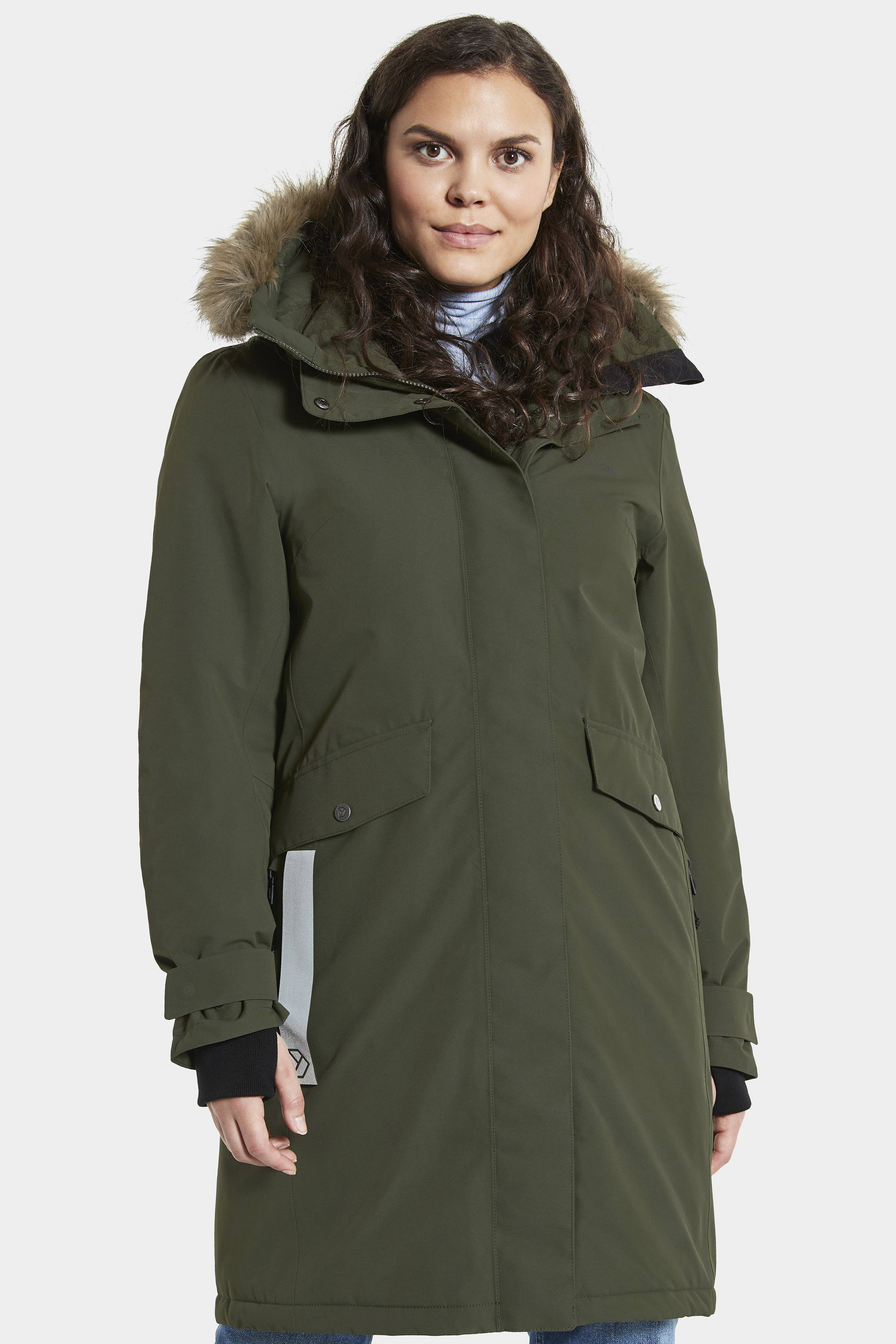 Didriksons parka Erika groen