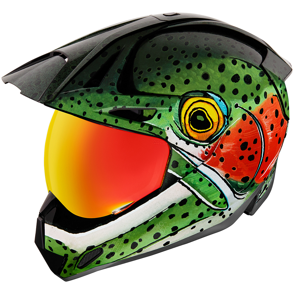 Icon - Casque Variant Pro Bug Chucker™ Vert / Rouge / Noir
